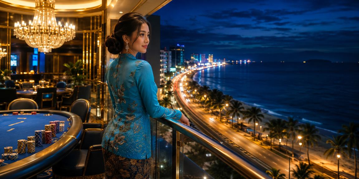 Aplikasi kasino slot di Kuantan dengan pengguna berbaju kurung menggunakan telefon platform 8700